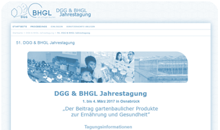 DGG & BHGL Jahrestagung